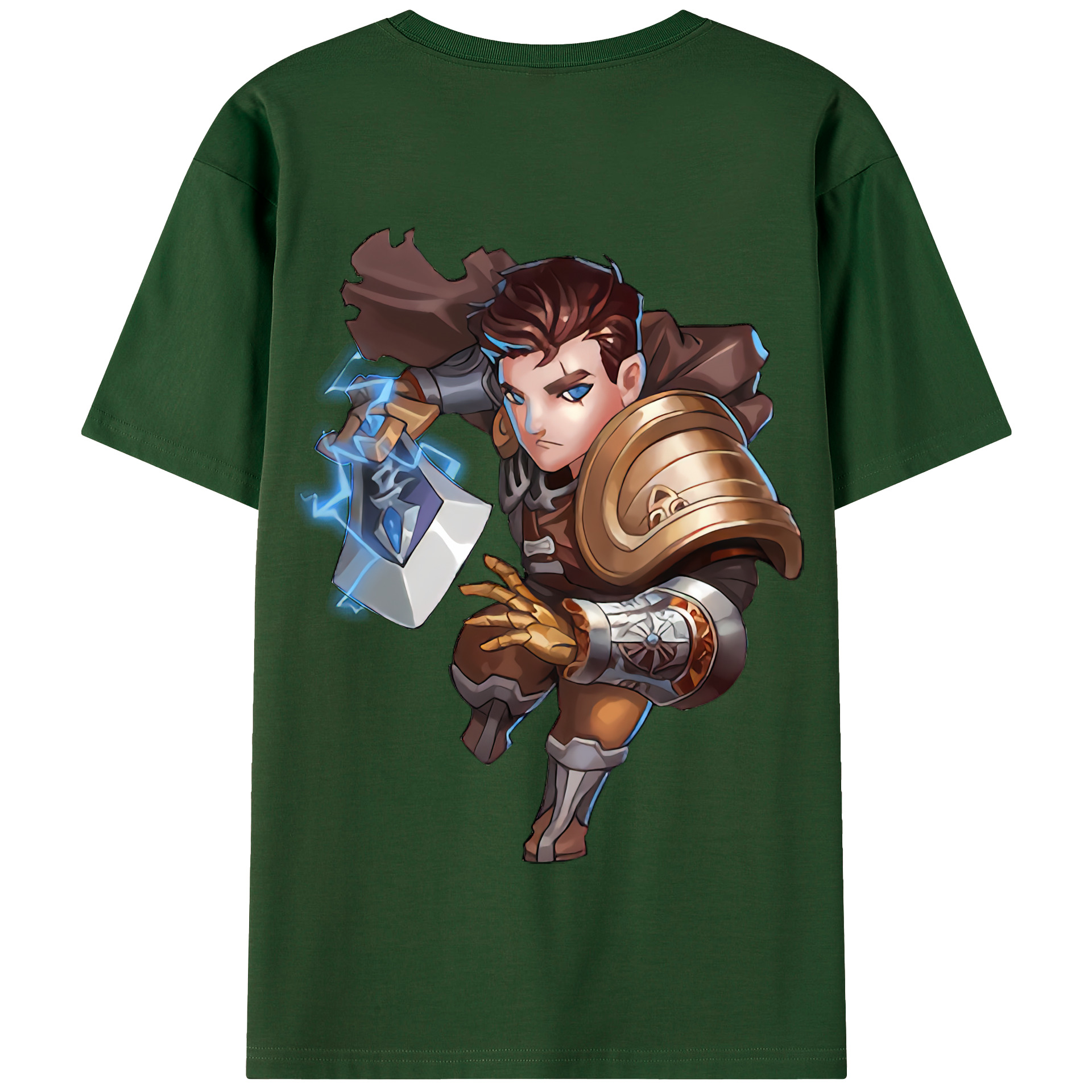 リーグ・オブ・レジェンド League of Legends LOL 綿100％半袖Tシャツ（背面プリント）